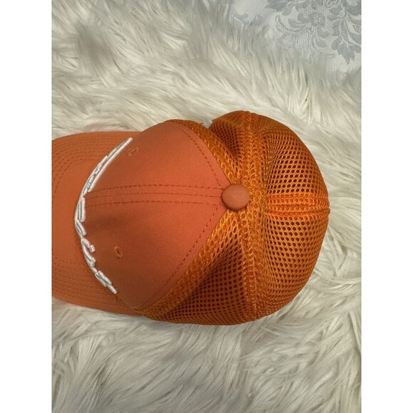 Titleist Footjoy Pro V1 New Era Orange Embroidered Golf Hat Cap Size Small/ Med - Picture 10 of 10